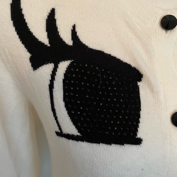 Alice + Olivia Graphic Art Sweater S/P - Picture 2 of 16